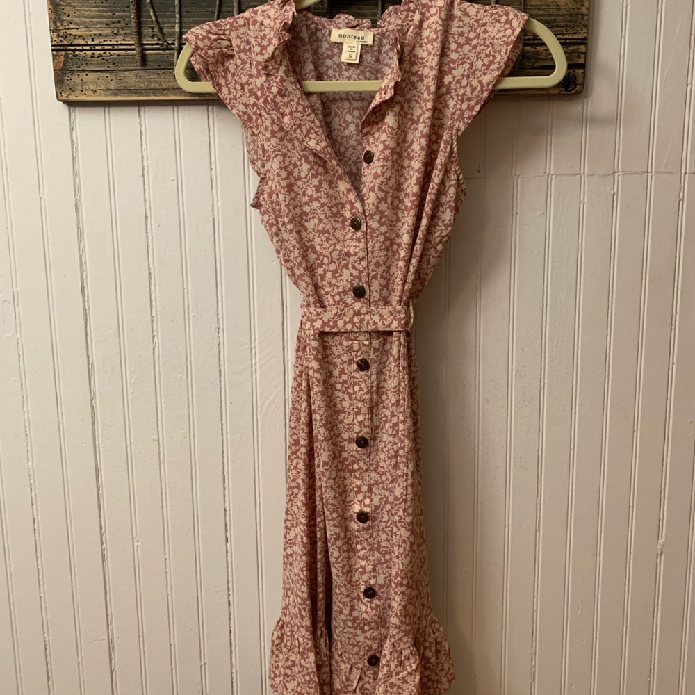Pink Floral Dress